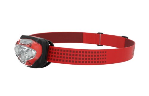 Czerwona latarka czołowa Energizer Vision HD