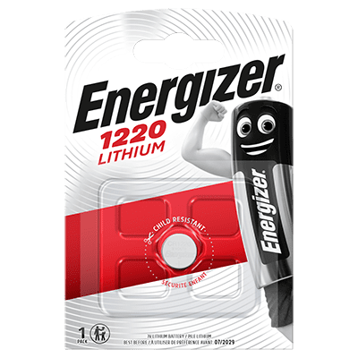 Energizer Lithium Premium CR1220 Battery Pack