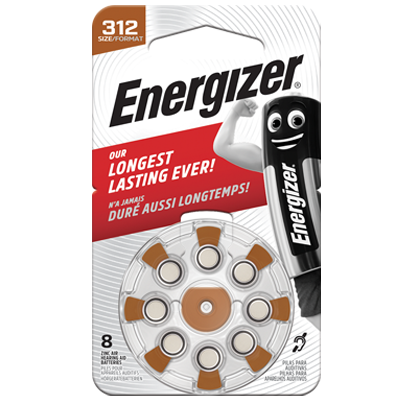Energizer Zinc Air 312 Battery Pack